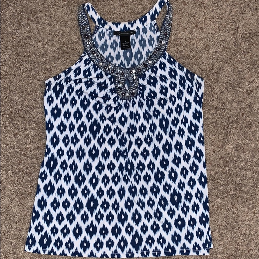 Embellished tank top